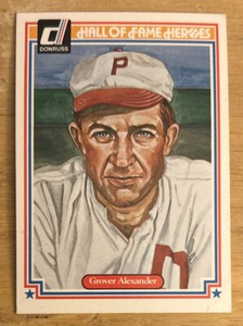 1983 Donruss Hall Fame Heroes Grover Cleveland Alexander #23 Cardinals Phillies