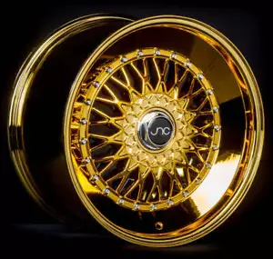 JNC 004S Platinum Gold 18x8.5 5x112/5x120 +30cb73.1 Wheel/Rim - Picture 1 of 1