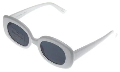 Óculos de sol Juicy Couture branco 100% proteção UV 48-23-140 redondo presente designer - Imagem 1 de 4