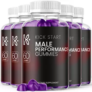 Kick Start Advanced Male Performance Gums Formula Vitamin Supplement 300 Gummies - Picture 1 of 9