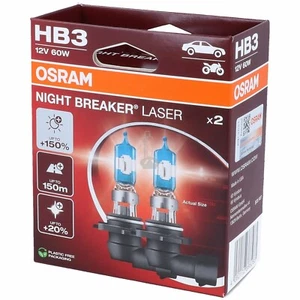 OSRAM HB3 Night Breaker LASER Next Generation 150% mehr Helligkeit DUO BOX - Bild 1 von 3