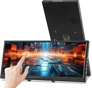 12.3 Inch Touchscreen Secondary Monitor, IPS Stretched Bar LCD Travel Touch Disp - Picture 1 of 9