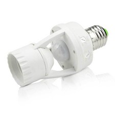1pc E27 Infrared PIR Sensor Motion Detector Light Lamp Bulb Socket Holder Switch