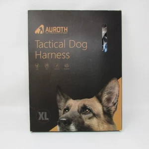 Auroth Tactical Adjustable Dog Harness Vest Size XL Blue Camouflage with Handle - Picture 1 of 8