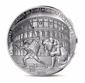 France 2025 The Colosseum UNESCO 10€ silver Proof coin - Picture 1 of 5