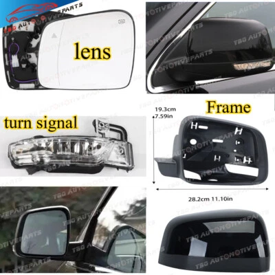Heated side Mirror Lens Frame Cover for Dodge Durango 2011- 2021 Turn Signal - Image 1 of 4