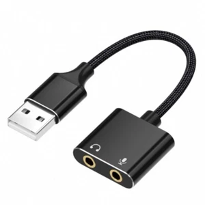 Carte son externe USB portable pour conférences téléphoniques claires et diffusion en direct - Photo 1/8