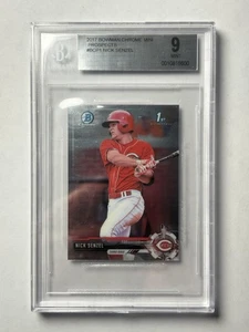 2017 Bowman Nick Senzel #BCP1 Chrome Prospects BGS 9 Cincinnati Reds - Bild 1 von 2