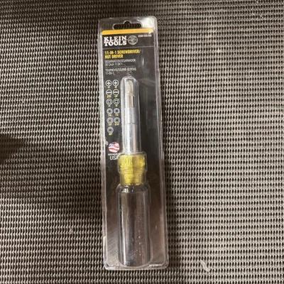 Klein Tools 32500HDG 冲击评级螺丝刀/螺母起子 11 合 1 套装 全新 (D1) — 第 1/2 张图片