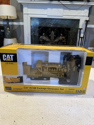 Norscot 55100 Die-Cast Cat 3516B Generator Set Vintage 1/25 Scale - Image 1 of 4
