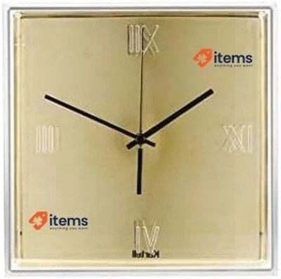 Reloj De Pared O Estante Analógico - Reloj Tic & Tac Dorado - Diseño Italiano - Imagen 1 de 4