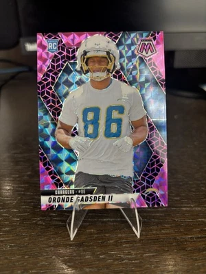 Panini Mosaic 2025 - Oronde Gadsden Rookie Pink Spectris/13 FOTL exclusivo SSP Foto 1 de 2