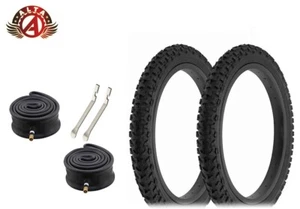 ALTA BICYCLE WIRE BEAD 16 x 2.00 BLACK MOUNTAIN KNOBBY HEAVYDUTY TUBES 6PC SET. - Picture 1 of 1