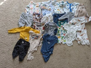 Lote Grande 0 -3 Meses / 3-6 Onsies, pantalones, manga larga/corta Lote Mixto 20 Piezas - Imagen 1 de 14