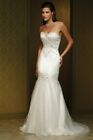 Mia Solano Beaded Mermaid Strapless Corset Bridal Gown Size 10US / 14AU ~ M1075L