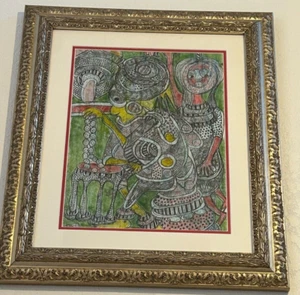 Arte africana controporaria originale, bella, giocosa e unica. - Foto 1 di 18