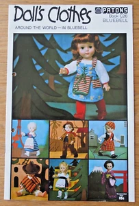 Patons Knitting Pattern Book C26 - DOLL'S CLOTHES - from around the world in 5Pl - Picture 1 of 2