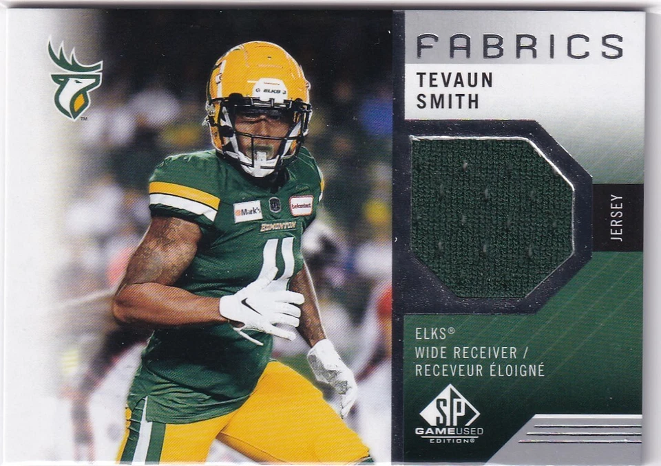 2021 CFL Game Used Tevaun Smith Jersey - Image 1 of 2