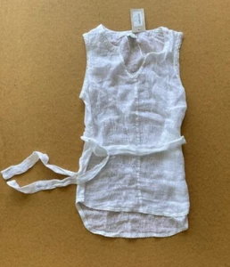 NWT Sundance Catalog Linen Galene Top Size: Medium Color: White - Picture 1 of 2