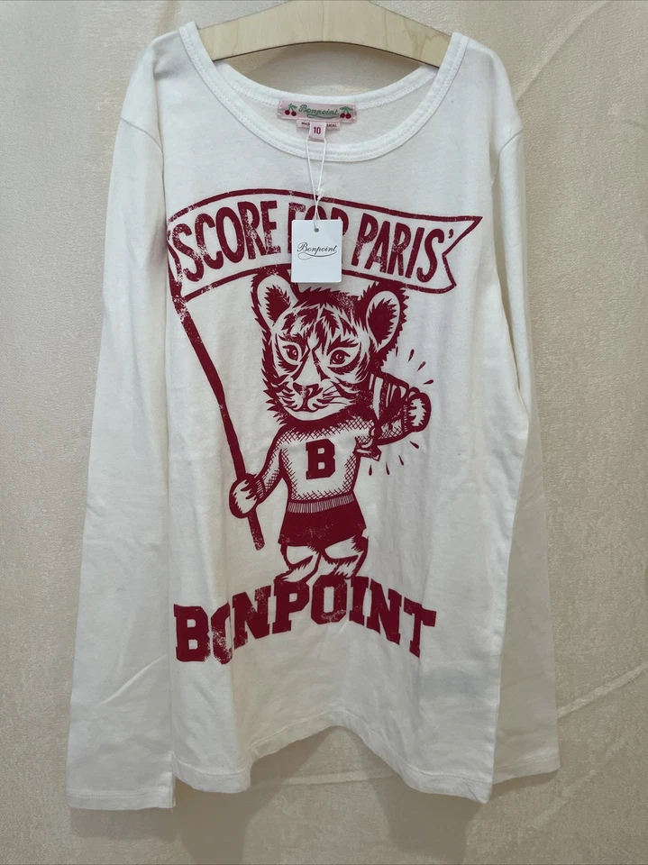 Bonpoint T Shirt Girls , 10 Years , 100 % Cotton - Image 1 of 4