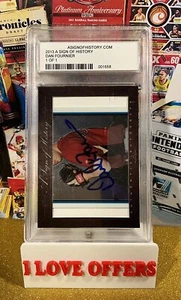 2013 A SIGN OF HISTORY DAN FOURNIER AUTOGRAPH 1/1 RARE 1 OF 1 CSTORE NAME BEARS - Bild 1 von 7