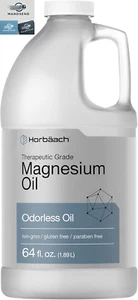 Magnesium Oil | 64 Fl. Oz | Therapeutic Grade | Vegetarian, Non-Gmo, Gluten Free - Picture 1 of 12