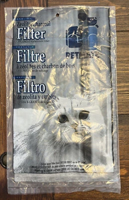 Filtro básico de sartén con capucha Petmate Zeolite/carbón - Jumbo ¡NUEVO! Foto 1 de 2