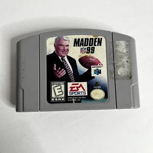 Madden NFL 99 (Nintendo 64, 1998) - AUTHENTIC - TESTED - Inspected & Cleaned - Picture 1 of 4