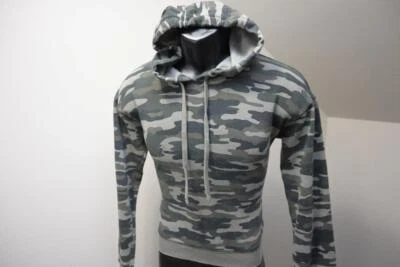 Lucky Brand камуфляж толстовка с капюшоном пуловер свитер женщин размер средний короткая длина - Изображение 1 из 4