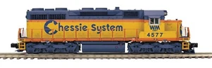 MTH 20-21755-1 CHESSIE WESTERN MARYLAND #4577 SD35 PS3 Diesel Locomotive O - NEW - Picture 1 of 5