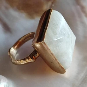 MVA Birmingham sterling silver 925 Ring Gold plated Coke Ring Quartz UK,2009,16g - Picture 1 of 8