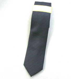 Michael by Michael Kors Men Dot Textured Neck Tie Navy - Picture 1 of 4