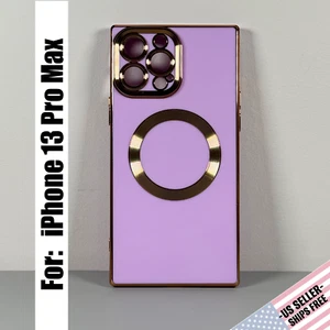 Case designed for iPhone 13 Pro Max - Majestic Lilac | Gold Accents | Magnetic - Picture 1 of 10