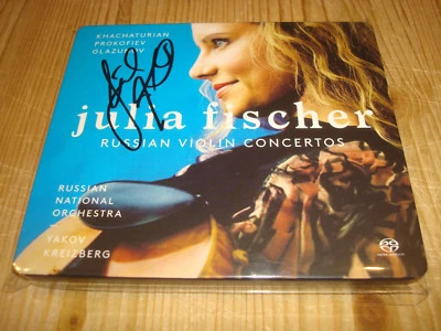 JULIA FISCHER Russian Violin Concertos PENTATONE SACD NEW Signed NEU Signiert - Bild 1 von 2