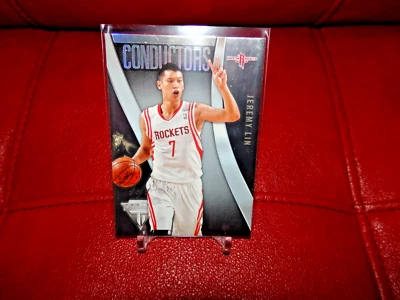 Jeremy Lin 2013-14 Panini Titanium Conductors #1/1 Platinum ONE OF ONE!!! - Image 1 of 4