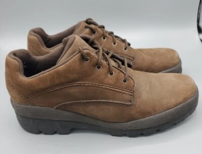 Rockport World Tour Oxfords Shoes Brown Leather Sz 8.5 M Hike Walk Ankle Women's - Image 1 of 4