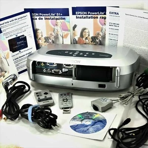 Projector Epson Powerlite Rich Color Multimedia HDTV EMP-S1H 1400 LUMENS S1 - Picture 1 of 12