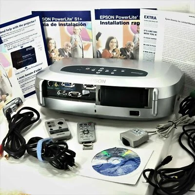 Projector Epson Powerlite Rich Color Multimedia HDTV EMP-S1H 1400 LUMENS S1 - Image 1 of 4
