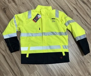 ARIAT FR Hi-Vis Giacca Impermeabile Isolata Uomo Taglia XL Alta Manica Lunga - NUOVO - Foto 1 di 15