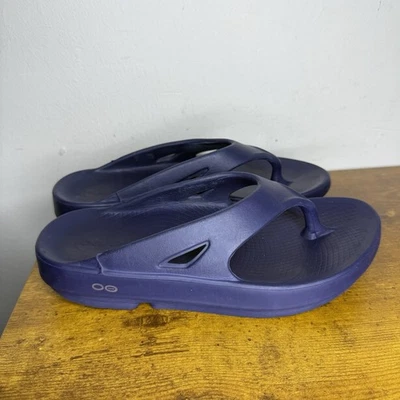 OOFOS OOriginal 恢复凉鞋女式 8 码海军蓝 — 第 1/4 张图片