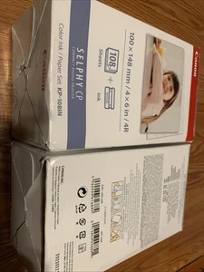 Canon KP-108IN Selphy CP 4x6" Color Ink & Paper Set 108 Sheets 3 Ink Crtg. 2pk - Afbeelding 1 van 3