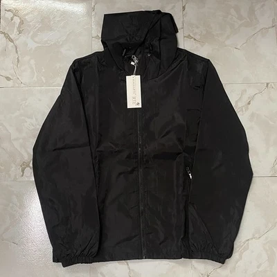 Graphic Hooded Light Weight Windbreaker Black Size M - Image 1 of 3