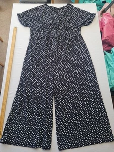 Tuta donna NEXT maternità taglia 16 blu a pois manica corta 30921 - Foto 1 di 15
