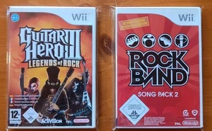 2 Spiele: GUITAR HERO III: LEGENDS OF ROCK+ROCKBAND: SONG PACK 2 (NINTENDO WII) - Bild 1 von 3