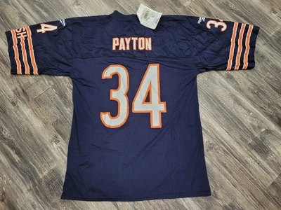 Nova Com Etiqueta Vintage Walter Payton Chicago Bears Jersey Tamanho M Masculina Reebok Throwback - Imagem 1 de 4