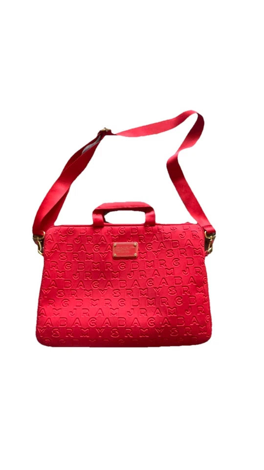 Marc by Marc Jacobs Neopreno Rosa Repujado Acolchado Estilo Laptop Funda Bolso Estuche Foto 1 de 2