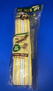 Wellington Lawn chair replacement webbing 72ft YELLOW new   2 1/4in Open package - Picture 1 of 18
