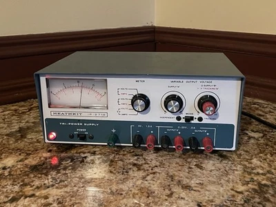 Legendary Heathkit Model# IP-2718 Triple Output Bench Power Supply - Image 1 of 2