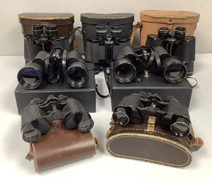 Collection of Vintage & Other Binoculars - Mixed Brands x7 - Picture 1 of 15