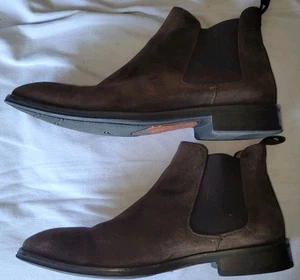 PAUL STUART CHELSEA STIEFELETTE dunkelbraun Wildleder 11,5 1/2 11 Top EUC! - Bild 1 von 15